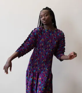 1980s Plisse Dress | Ellen Hauptli