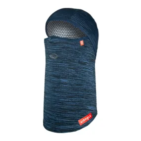 Airhole Balaclava Full Hinge Waffle Fleece Mask - Tech Blue