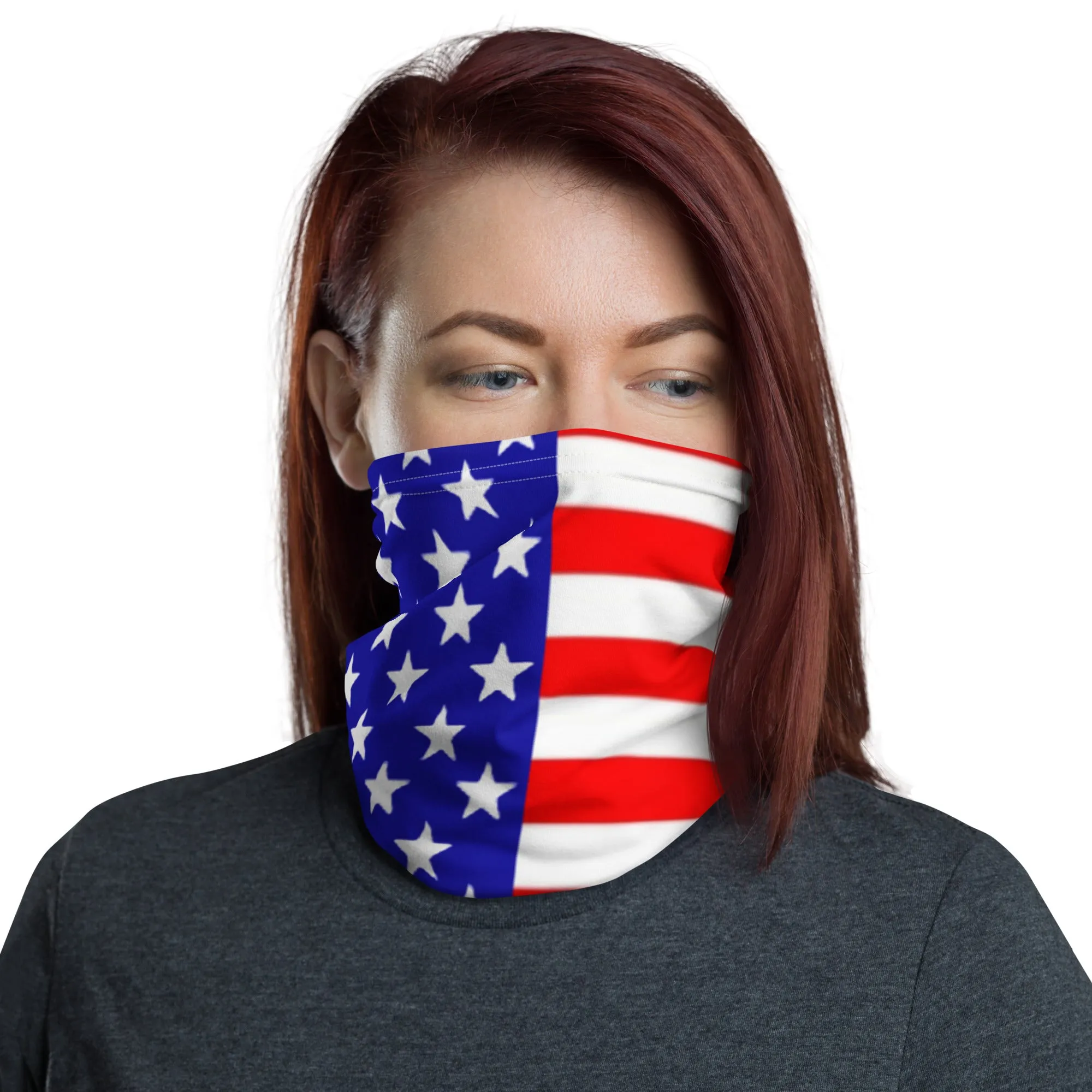 American Flag Neck Gaiter
