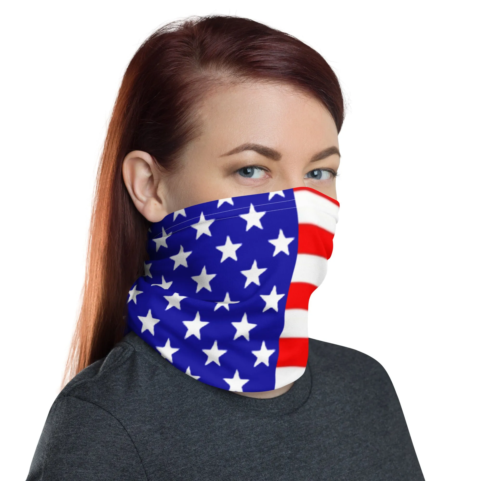 American Flag Neck Gaiter