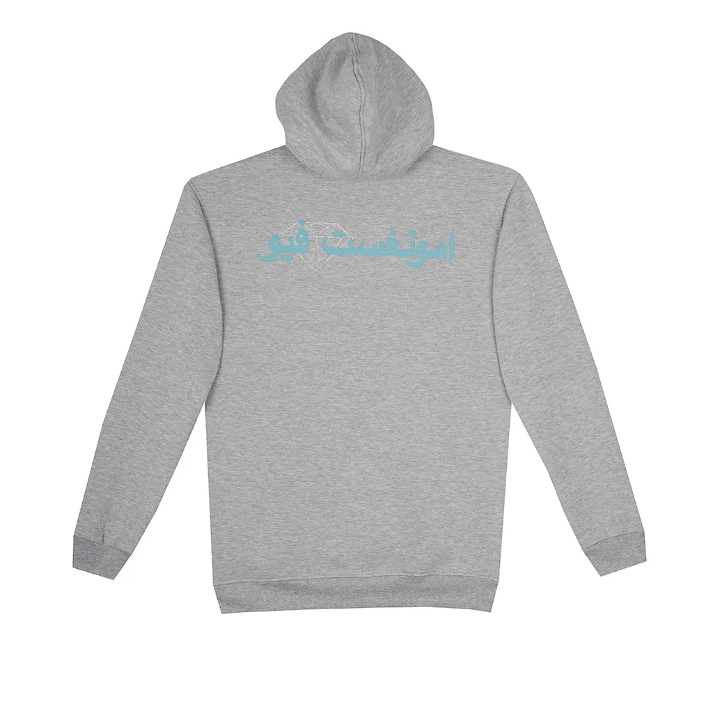 amongst few x Diamond Supply Co. - Diamond Park Hoodie (Grey)