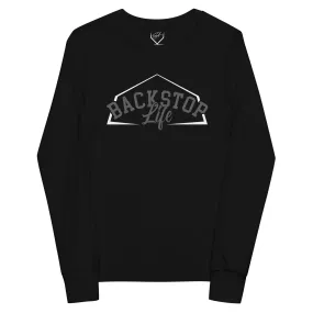 Backstop Life Blackout - Youth Long Sleeve