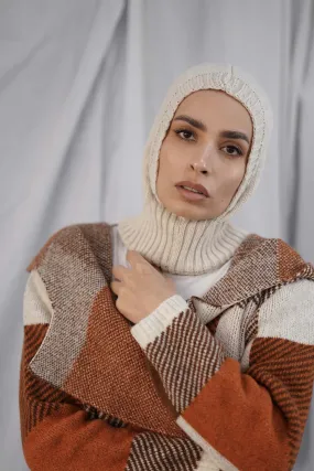 Balaclava Hijab - Beige