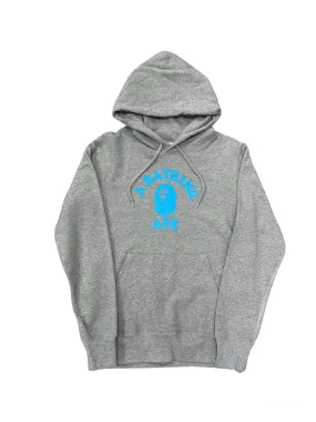 Bape College Pullover Hoodie Blue/Grey