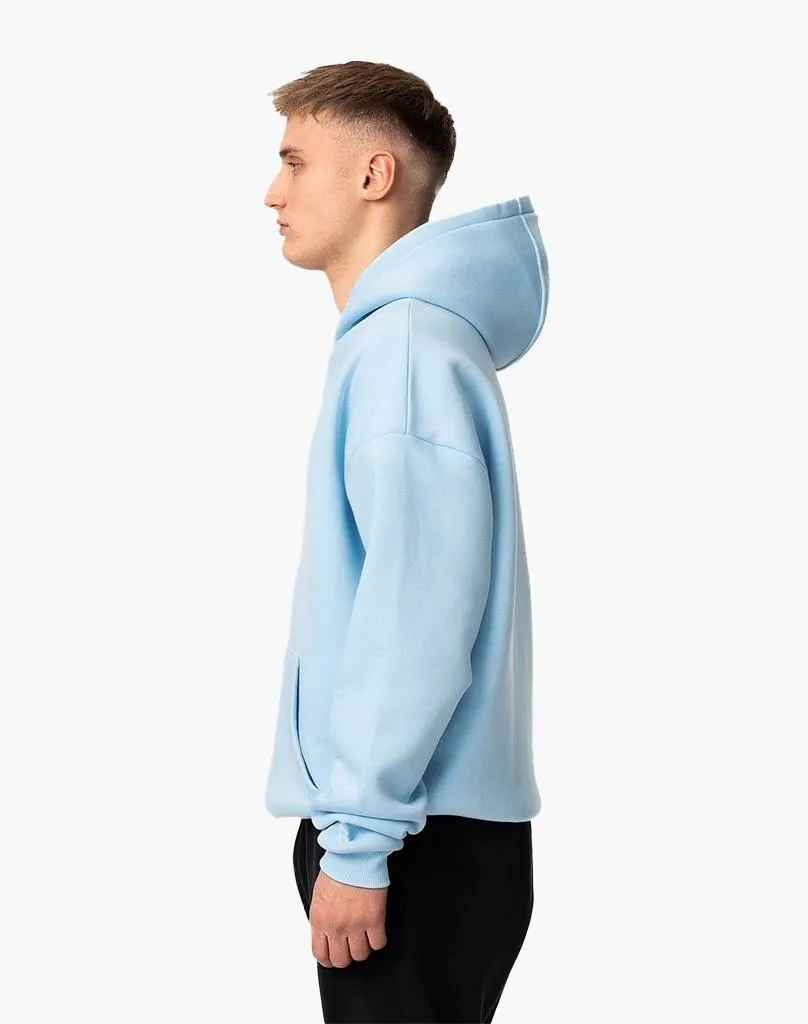 BASIC ZIP-HOODIE (ICE BLUE)