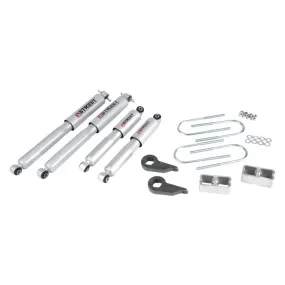 Belltech Lowering Kit Chevy S10 / S15 Pickup Blazer 4WD (82-97) Front And Rear - w/o or w/ Shocks