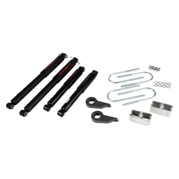 Belltech Lowering Kit Chevy S10 / S15 Pickup Blazer 4WD (82-97) Front And Rear - w/o or w/ Shocks