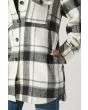 Black/White Plaid Shacket
