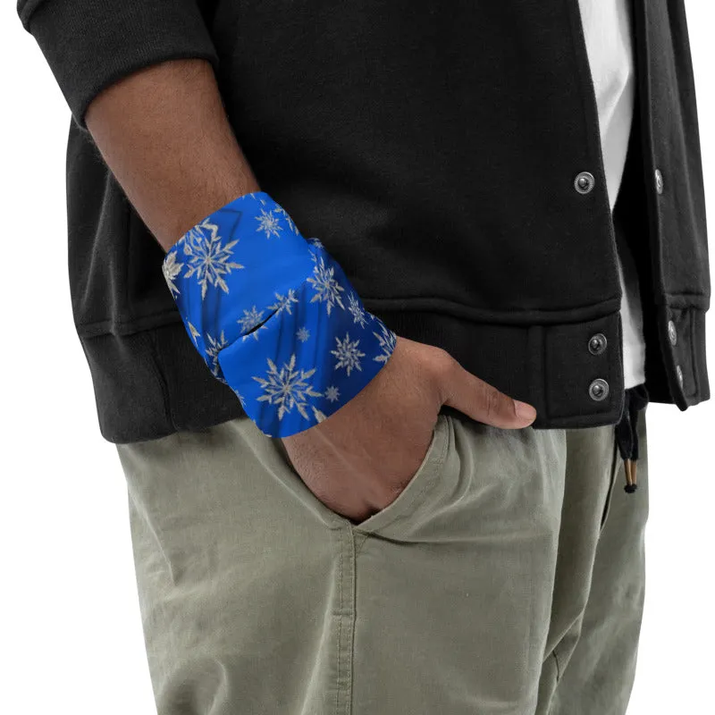 Blue Snowflakes Neck Gaiter