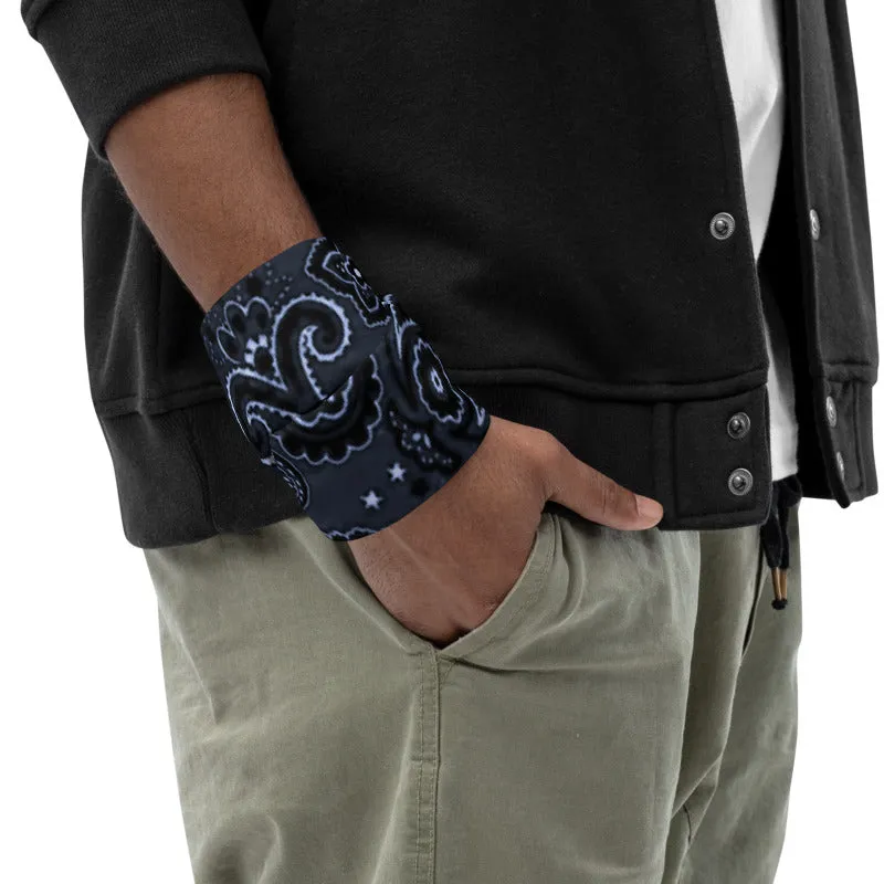 Blued Steel Bandanna Neck gaiter