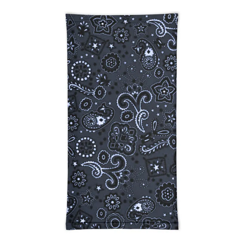 Blued Steel Bandanna Neck gaiter