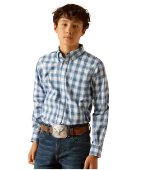 Boy's Pro Series Phoniex Classic Fit Blue Shirt