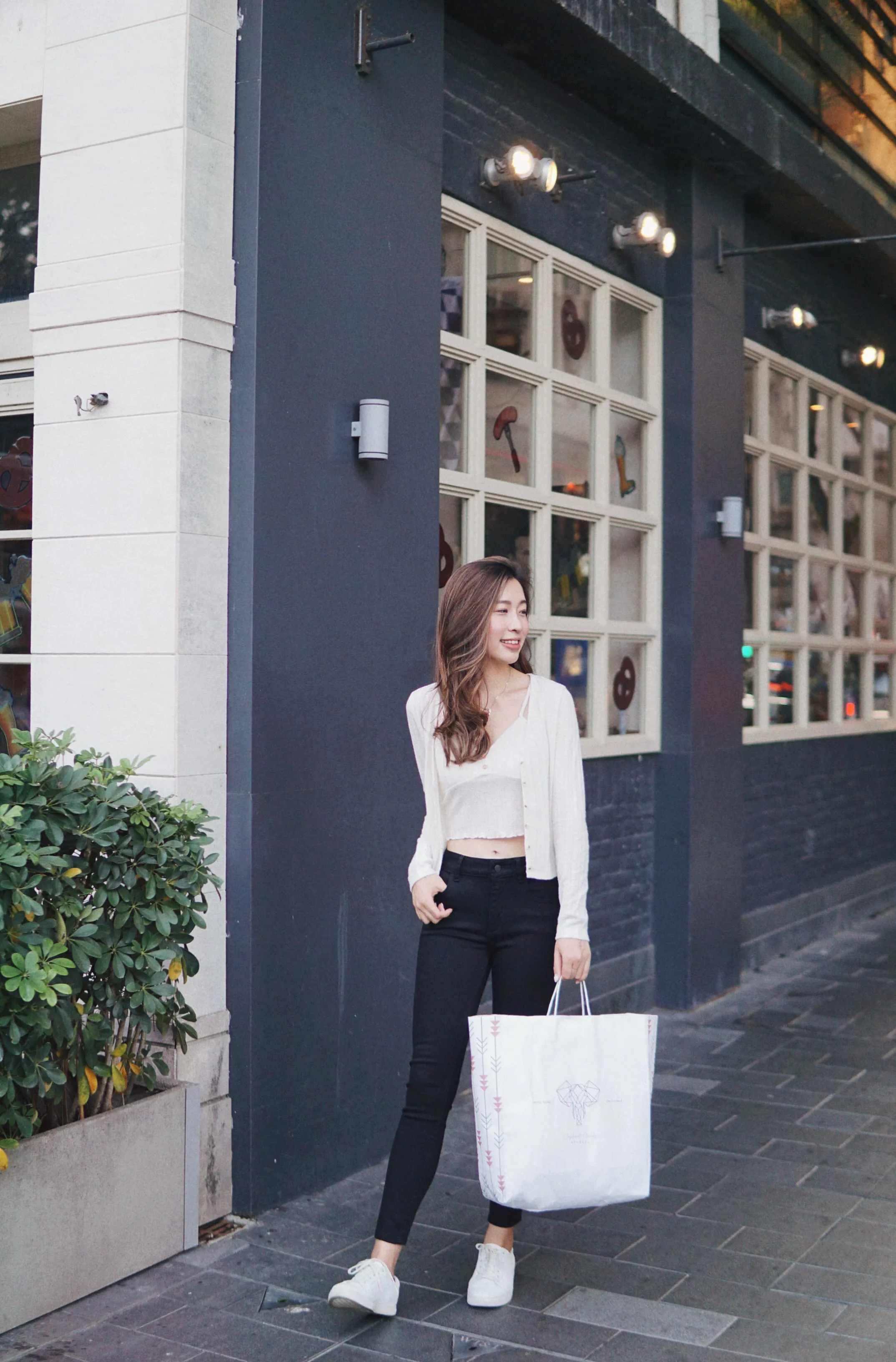 Button-Down Knit Cardigan Top