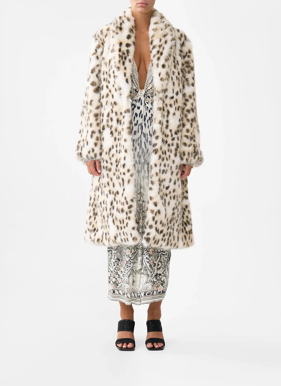 CAMILLA | MARBLE HEAVEN LONG TEDDY COAT