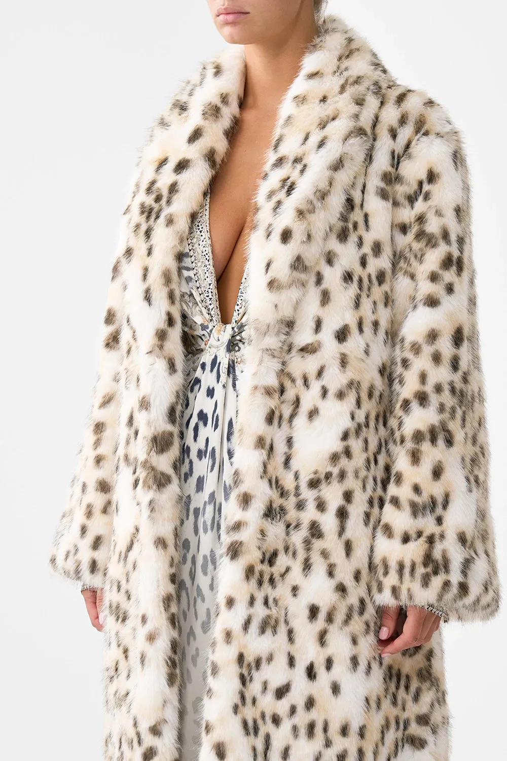 CAMILLA | MARBLE HEAVEN LONG TEDDY COAT