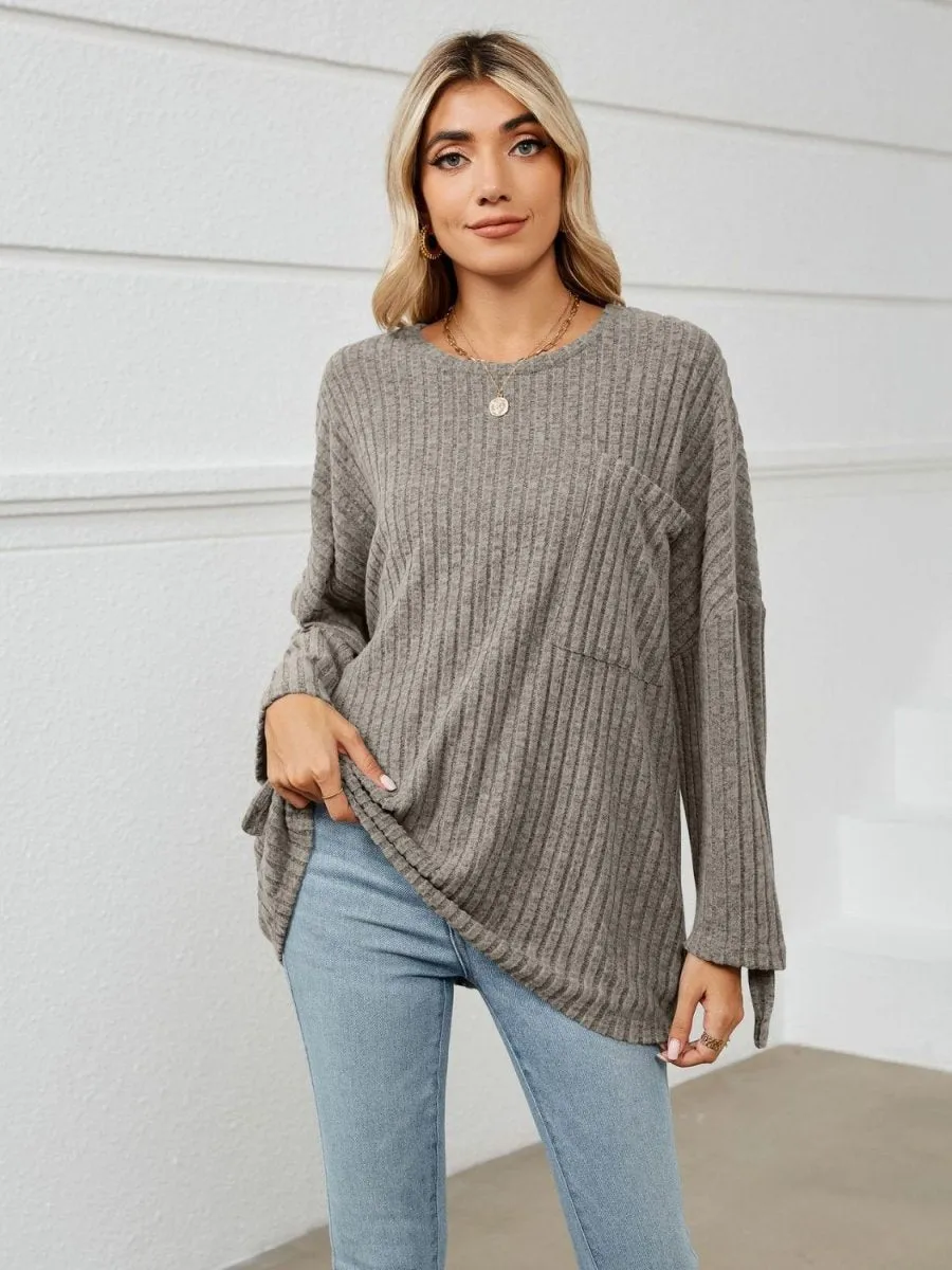 Casual Coziness Long Sleeve Relax T-Shirt