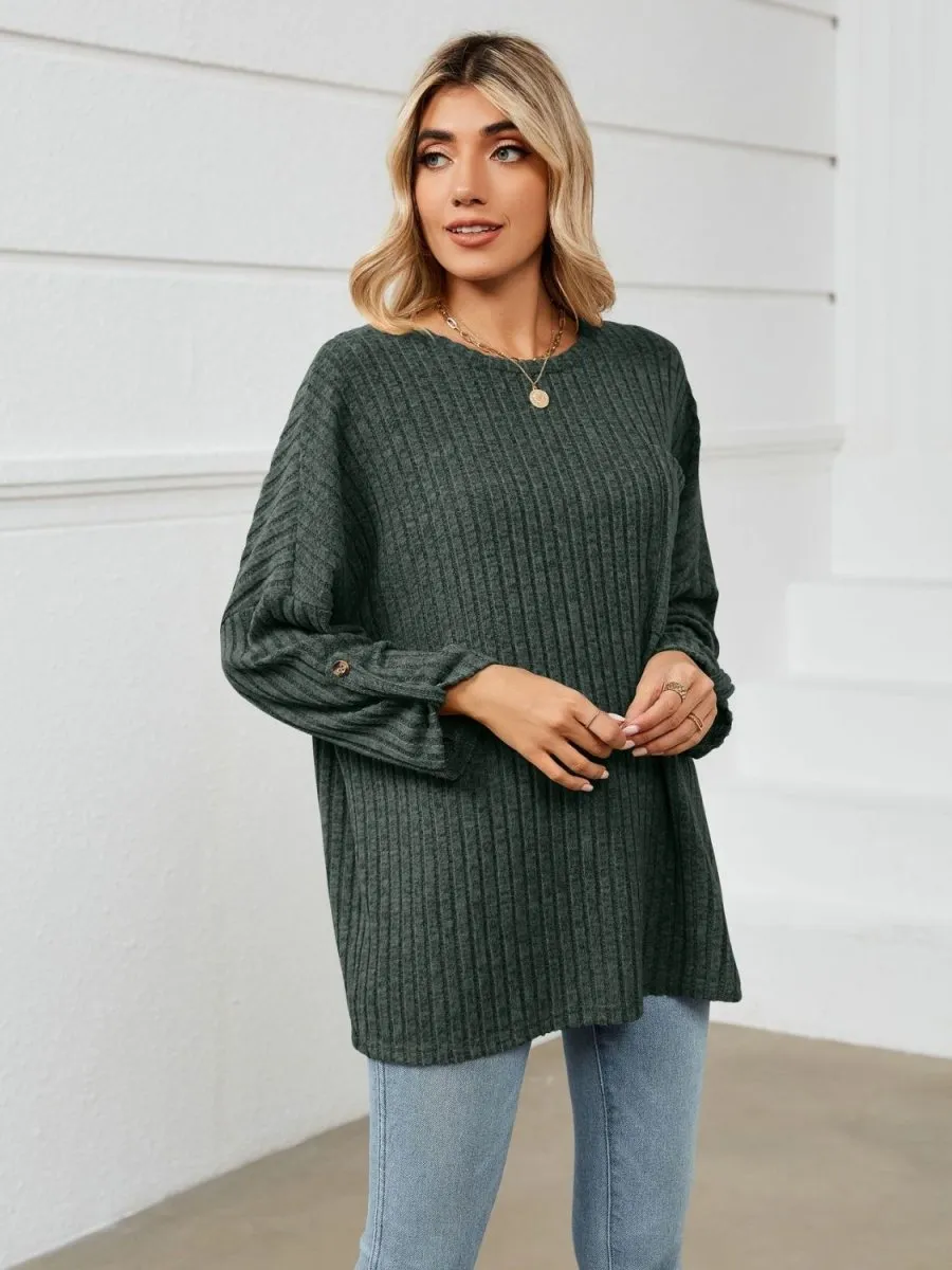 Casual Coziness Long Sleeve Relax T-Shirt