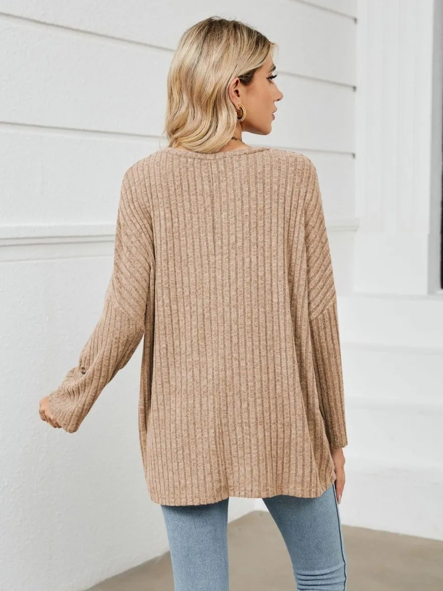 Casual Coziness Long Sleeve Relax T-Shirt
