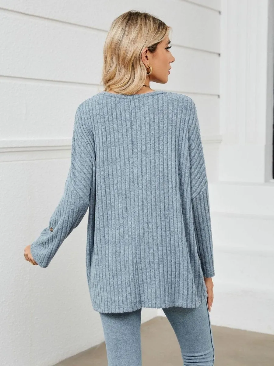 Casual Coziness Long Sleeve Relax T-Shirt