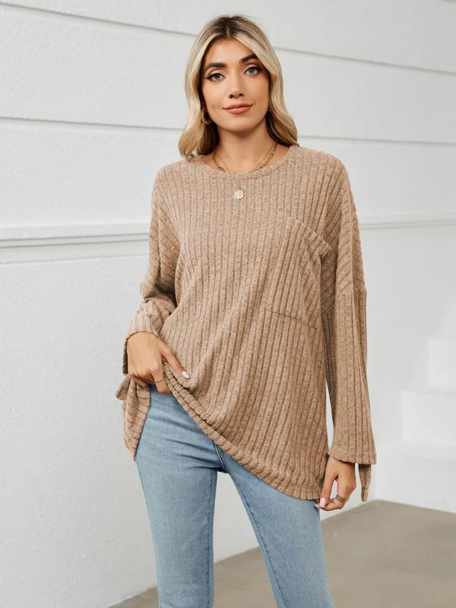 Casual Coziness Long Sleeve Relax T-Shirt