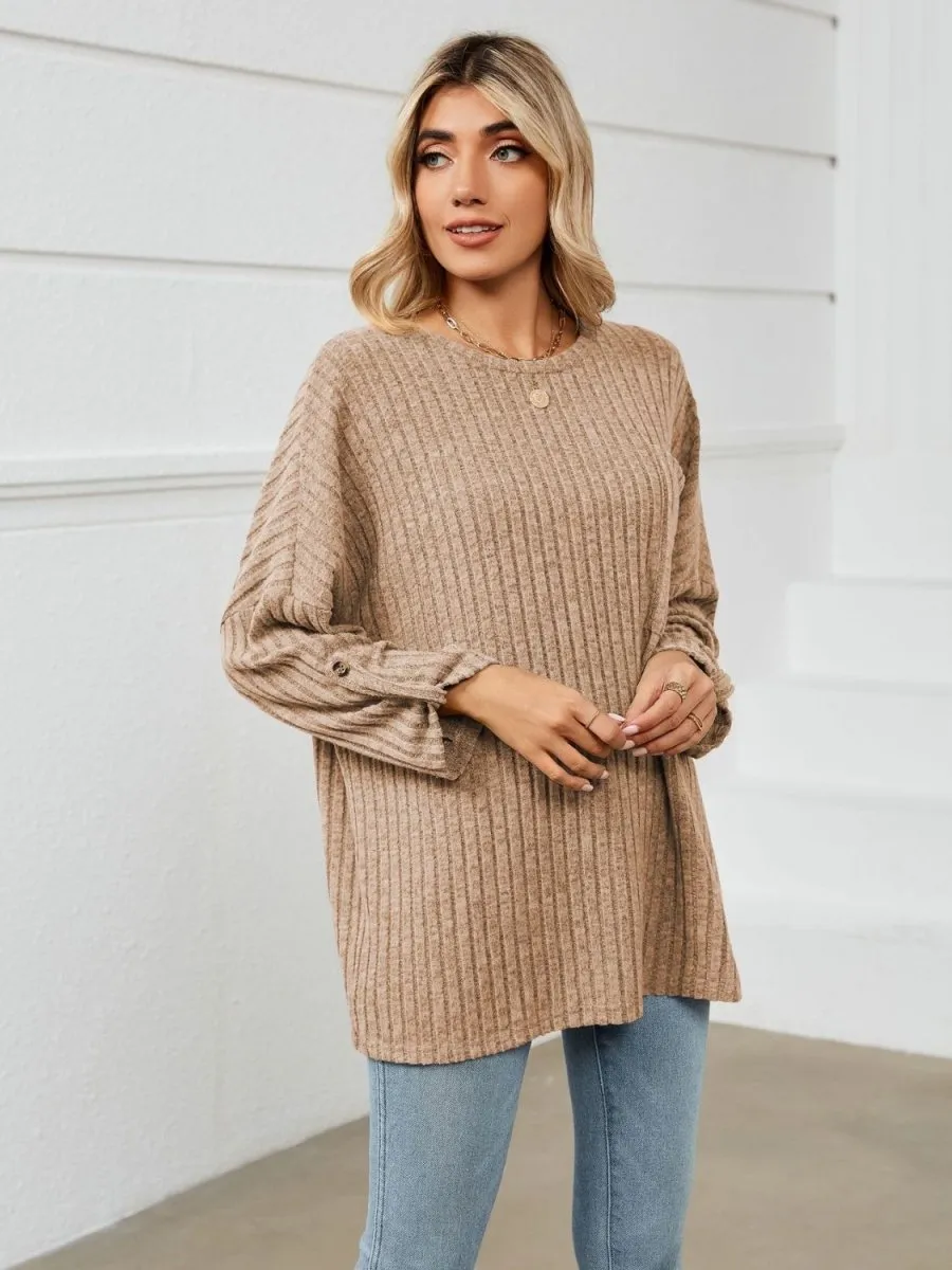 Casual Coziness Long Sleeve Relax T-Shirt