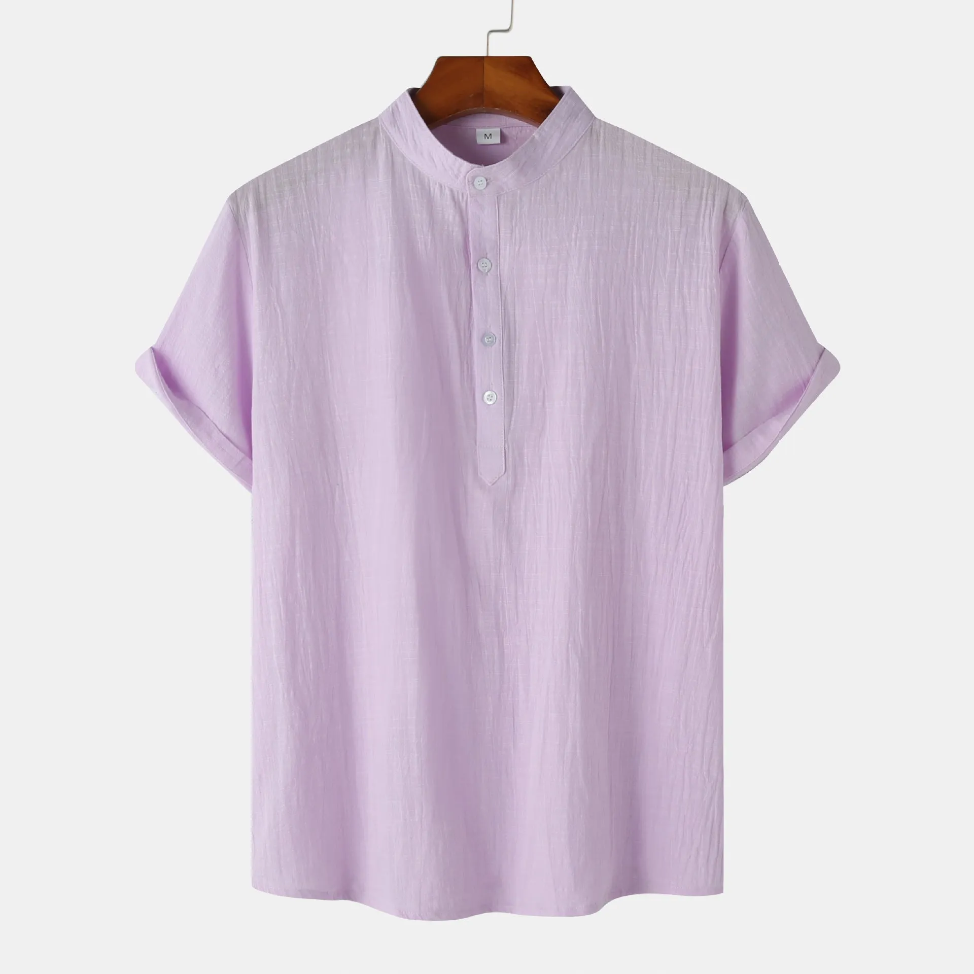 Casual Solid Color Short Sleeve T-Shirt - GlamzLife