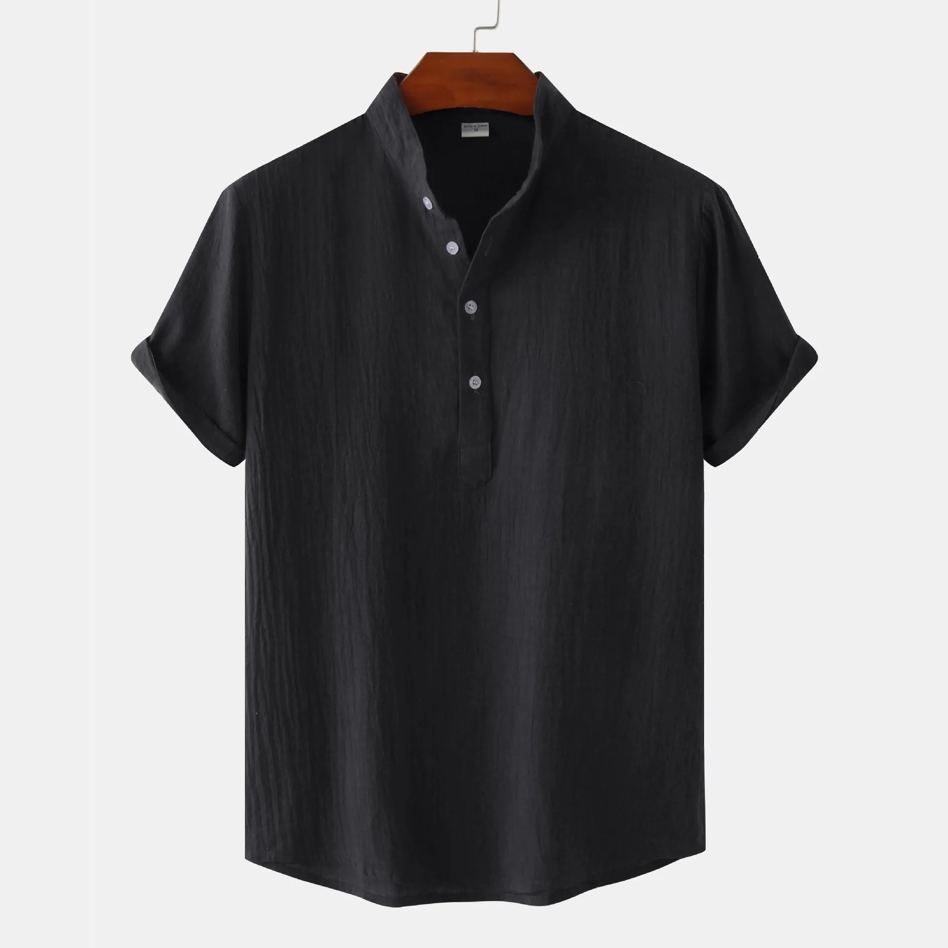 Casual Solid Color Short Sleeve T-Shirt - GlamzLife