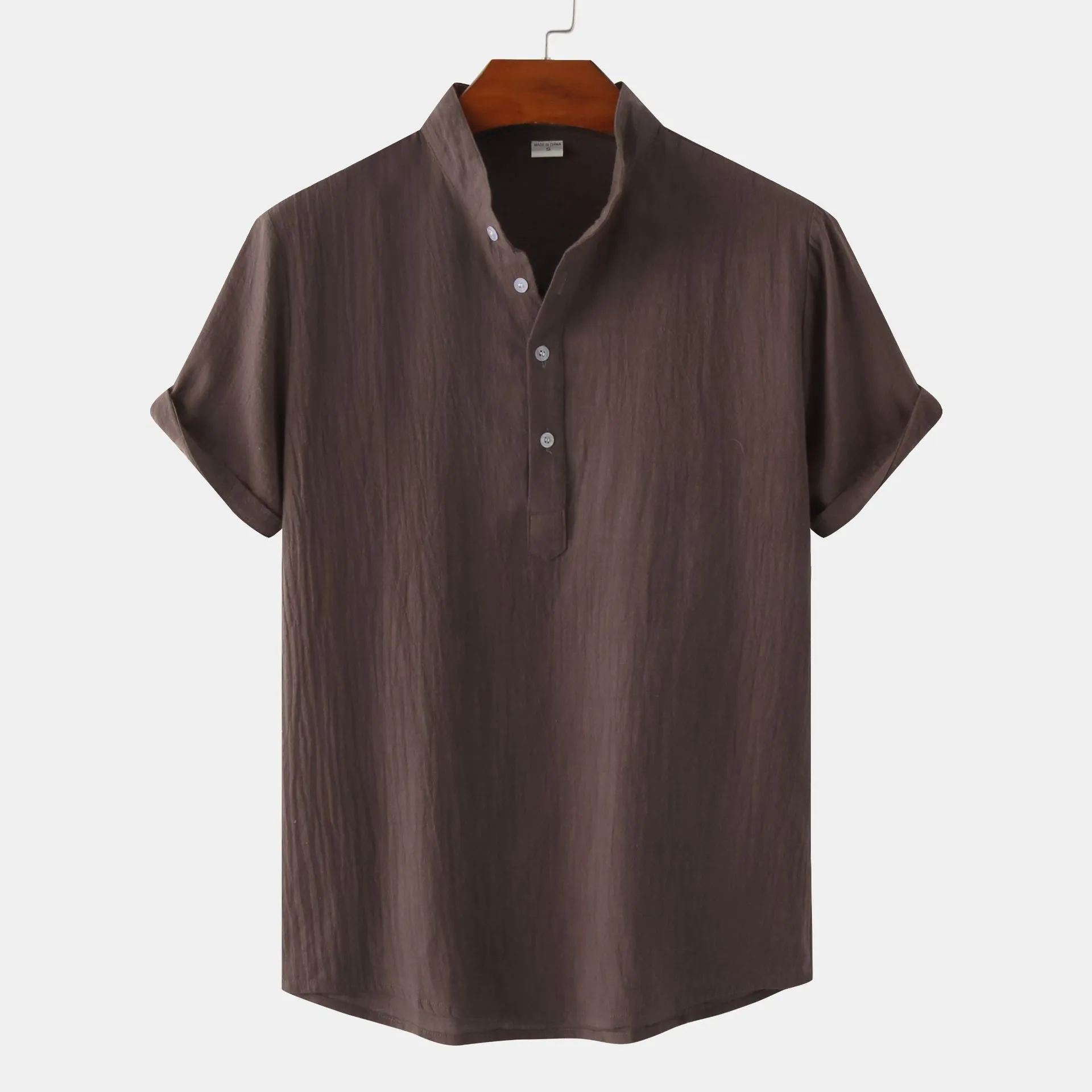 Casual Solid Color Short Sleeve T-Shirt - GlamzLife