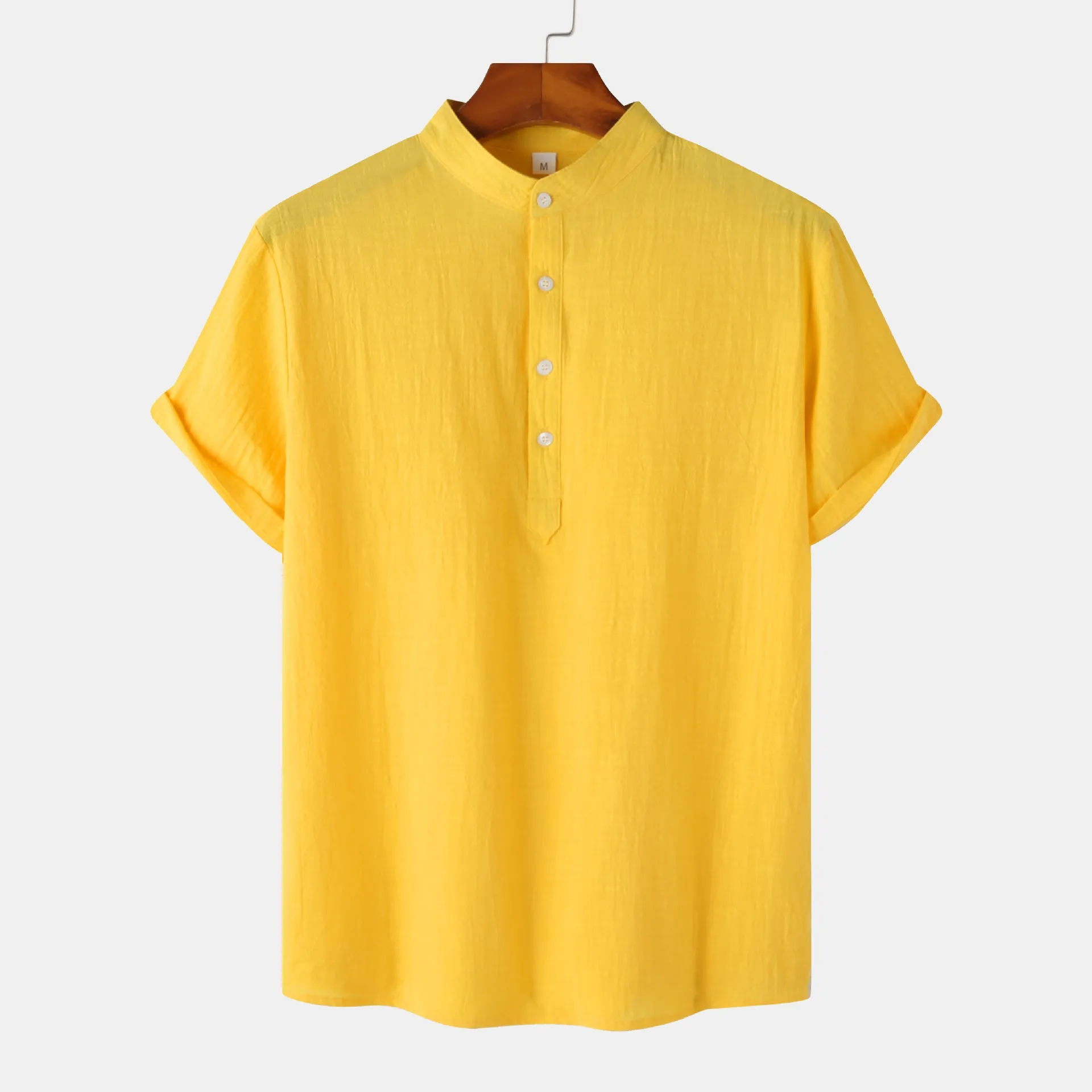 Casual Solid Color Short Sleeve T-Shirt - GlamzLife