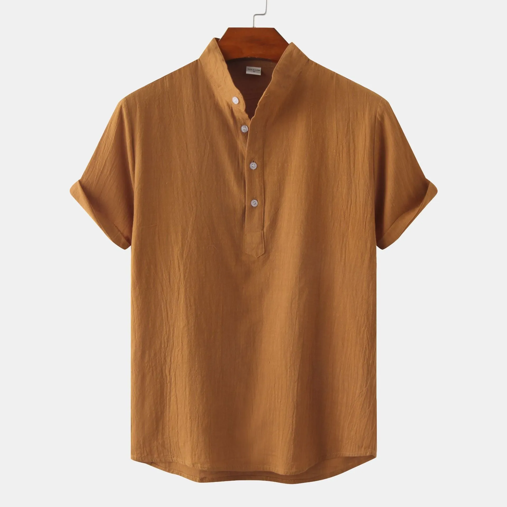Casual Solid Color Short Sleeve T-Shirt - GlamzLife