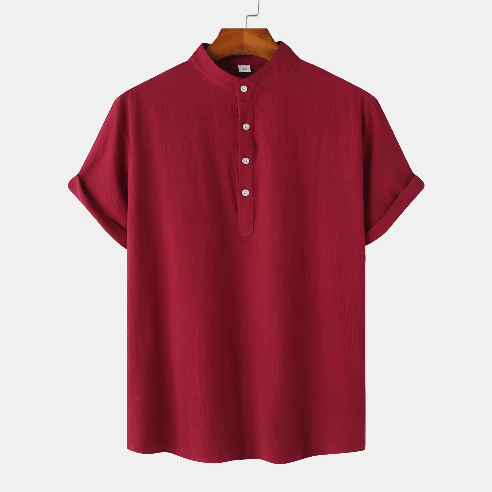 Casual Solid Color Short Sleeve T-Shirt - GlamzLife