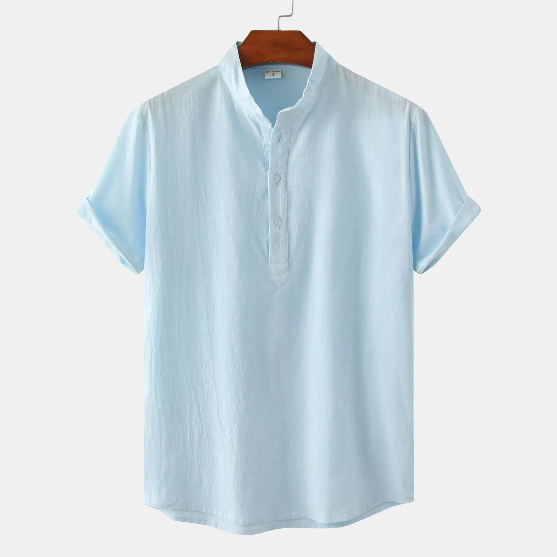 Casual Solid Color Short Sleeve T-Shirt - GlamzLife
