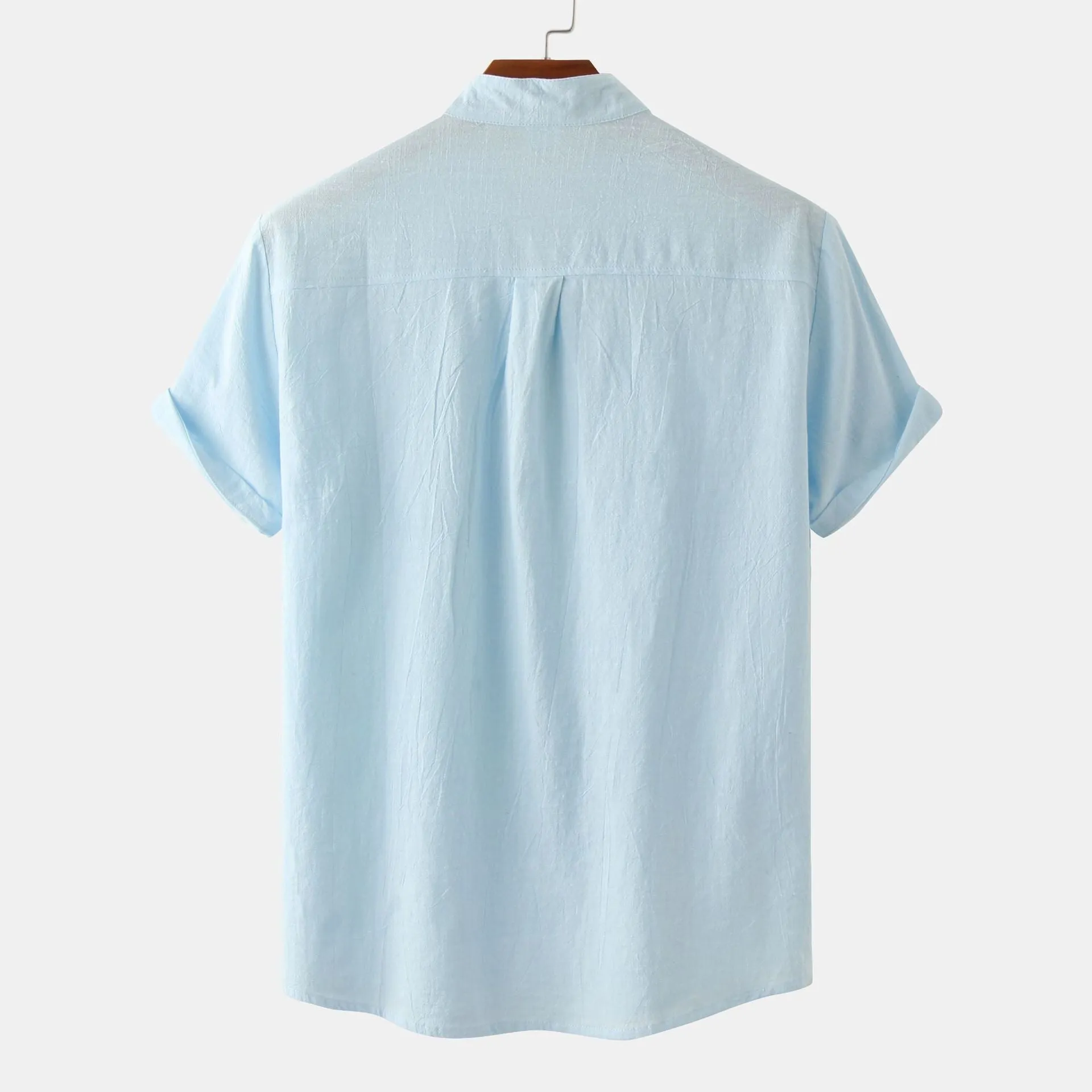 Casual Solid Color Short Sleeve T-Shirt - GlamzLife