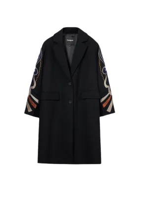 Coat Desigual coat_cracovia Black