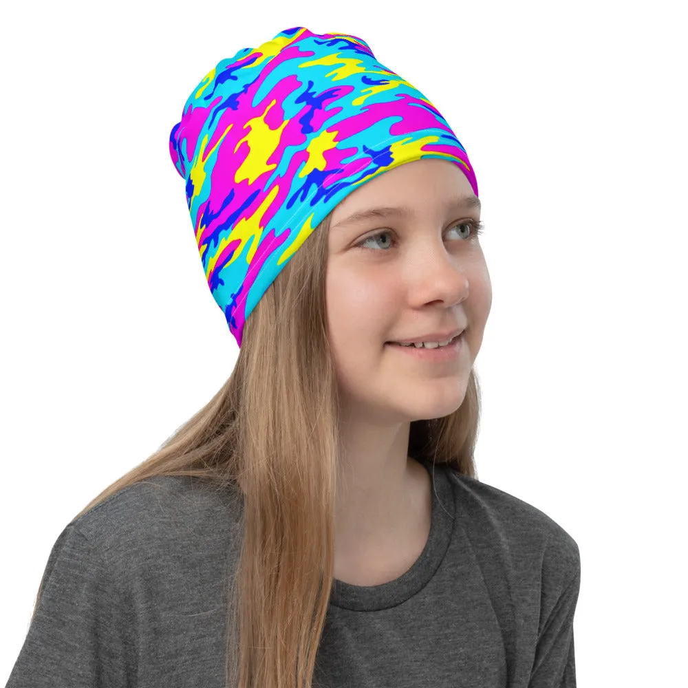 Colorful Camo Neck Gaiter
