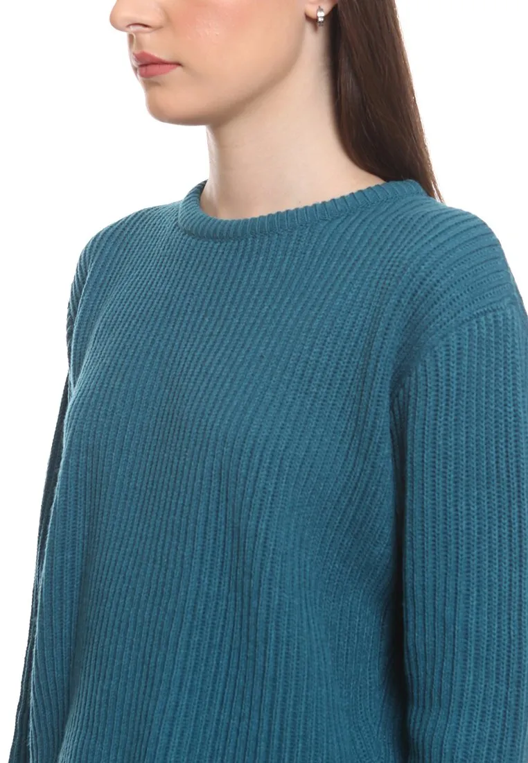 Constrast Slogan Sweater