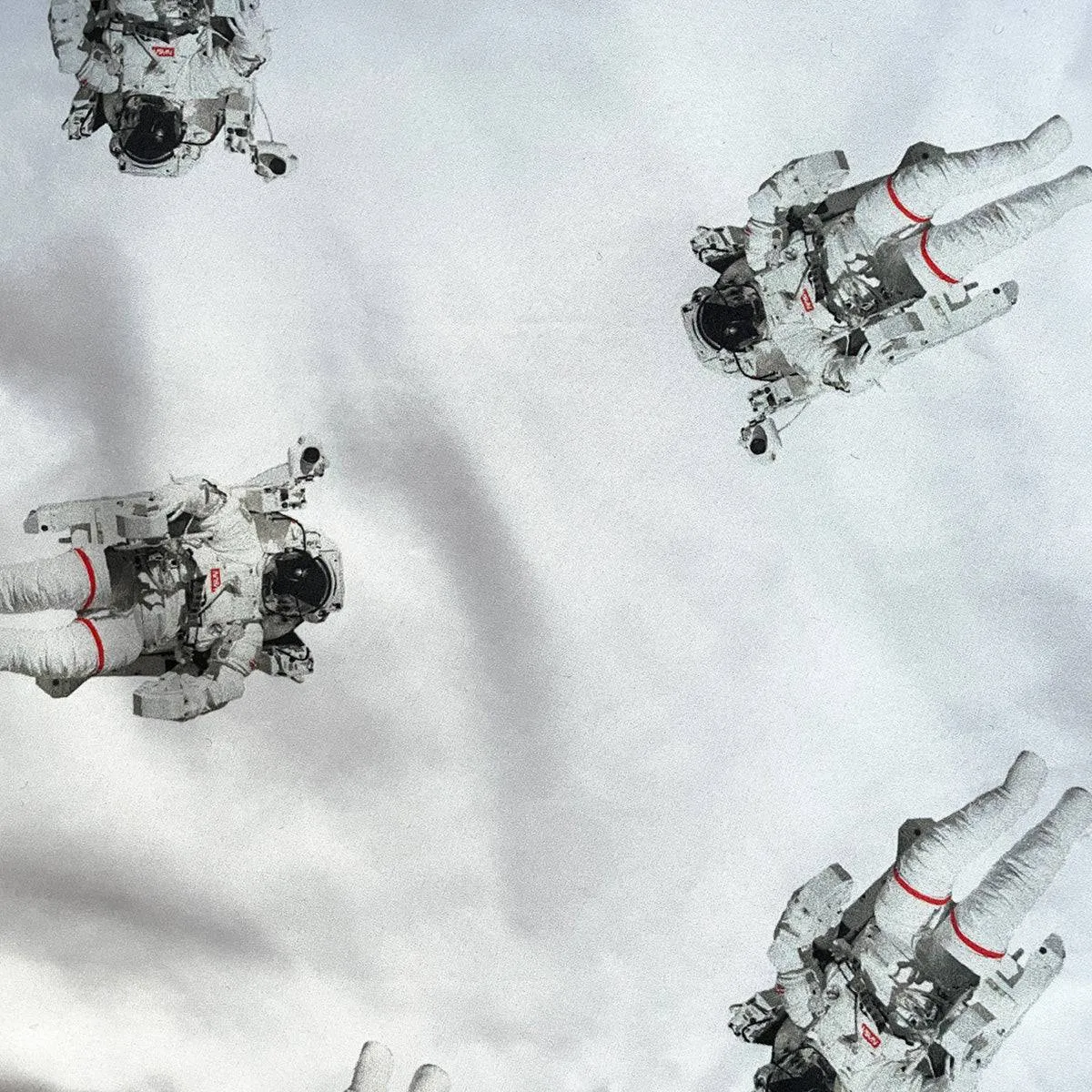 Cosmonaut Reversible Gray Teddy Poncho
