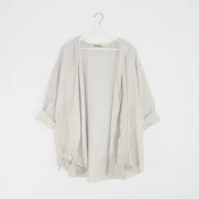 Cotton Hooded Parka with Adjustable Drawstrings