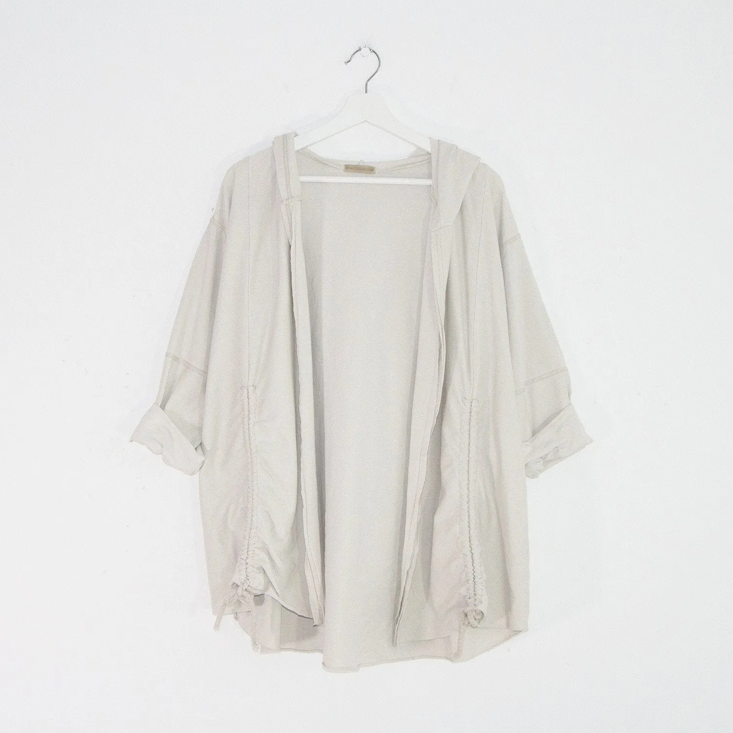 Cotton Hooded Parka with Adjustable Drawstrings