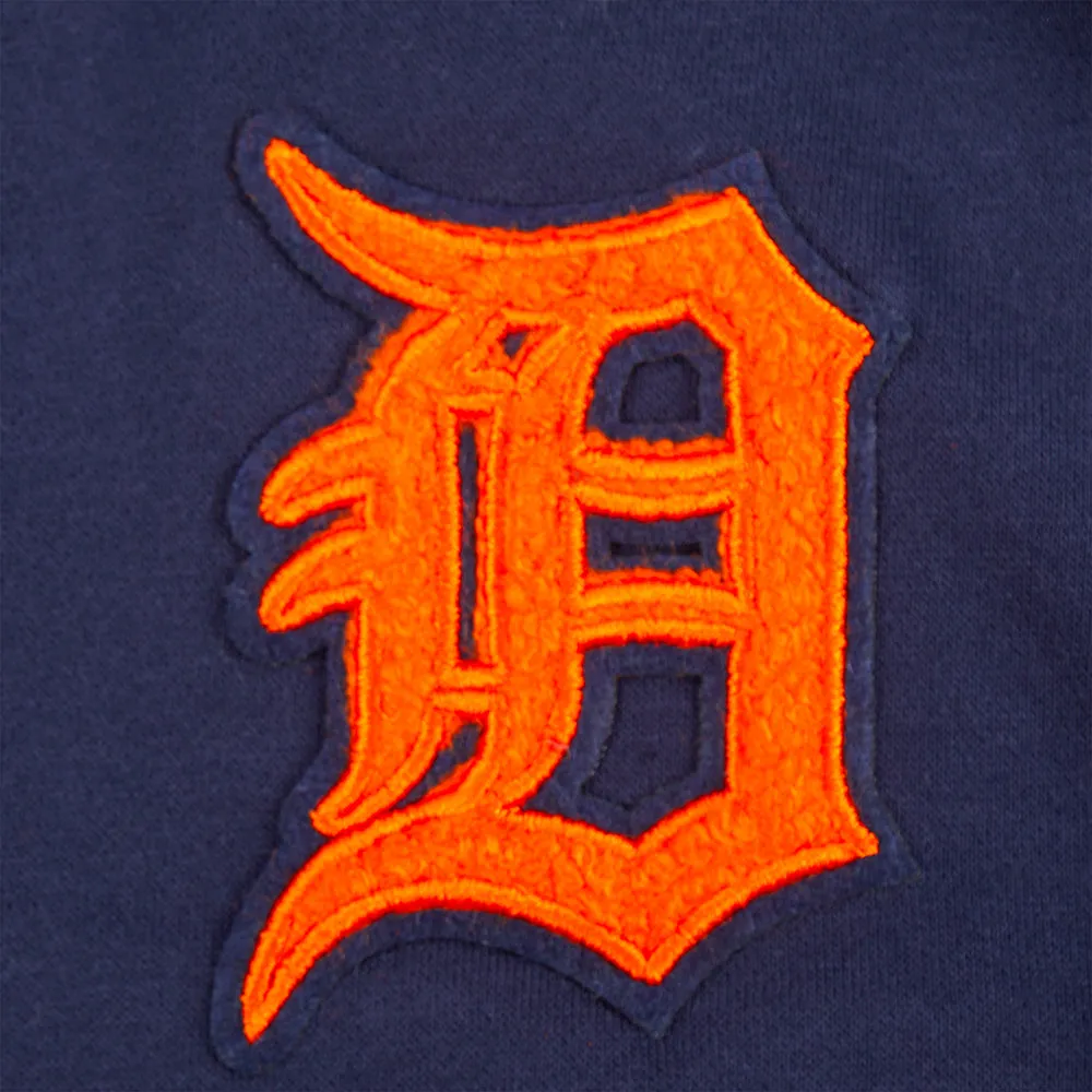 DETROIT TIGERS CLASSIC TODDLER GIRLS FLC FZ HOODIE (MIDNIGHT NAVY)