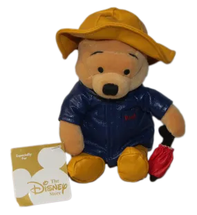 Disney Plush: Pooh Bear in Rain Coat