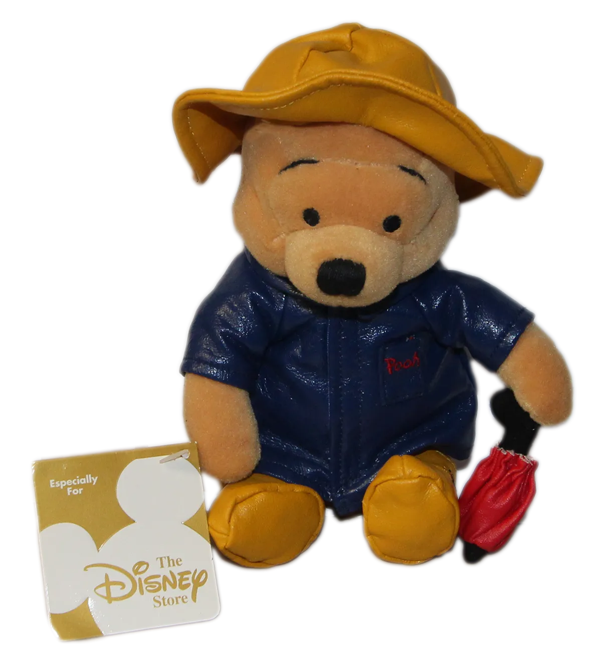 Disney Plush: Pooh Bear in Rain Coat