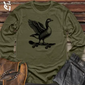 Duck Skateboarder Long Sleeve