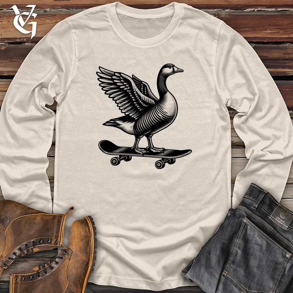 Duck Skateboarder Long Sleeve