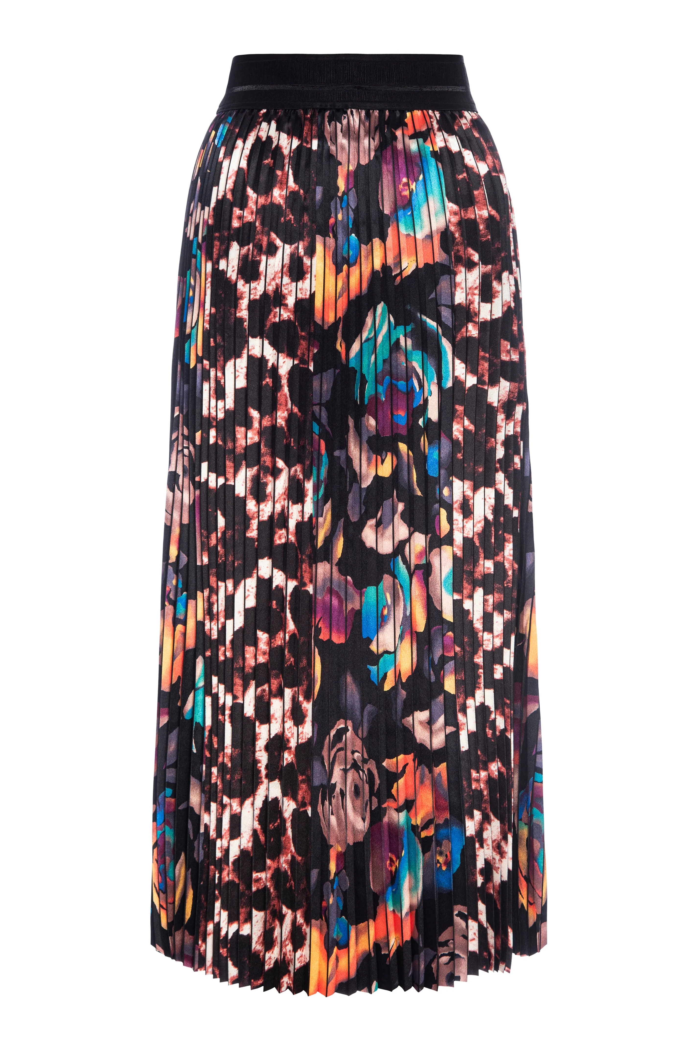 Electric Garden Pleated Skirt