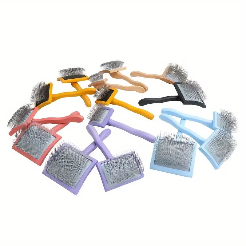 Extra Long Pin Dog Slicker Brush for Shedding