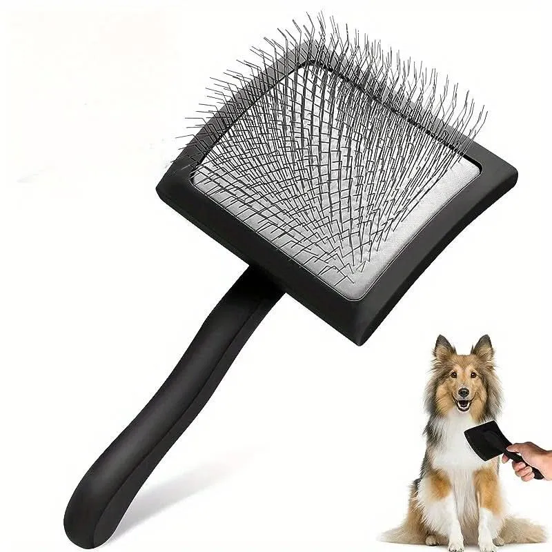 Extra Long Pin Dog Slicker Brush for Shedding