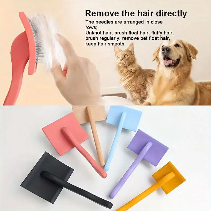 Extra Long Pin Dog Slicker Brush for Shedding