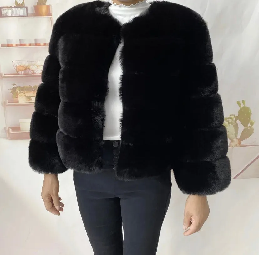 Faux Fur Coat