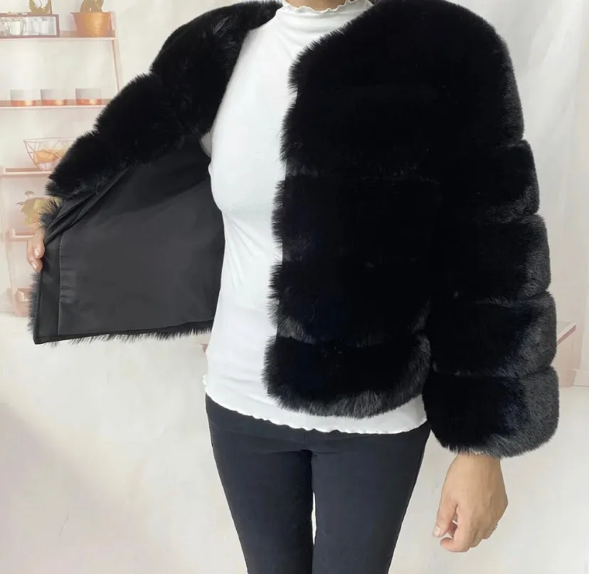 Faux Fur Coat
